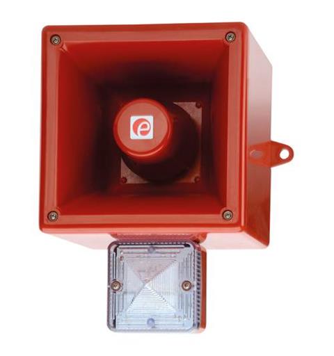 Combi AL121X-F  24vDC [red] Forw.CLEAR 126dB(A) 5J IP66 45T 20-28vDC 1,2A